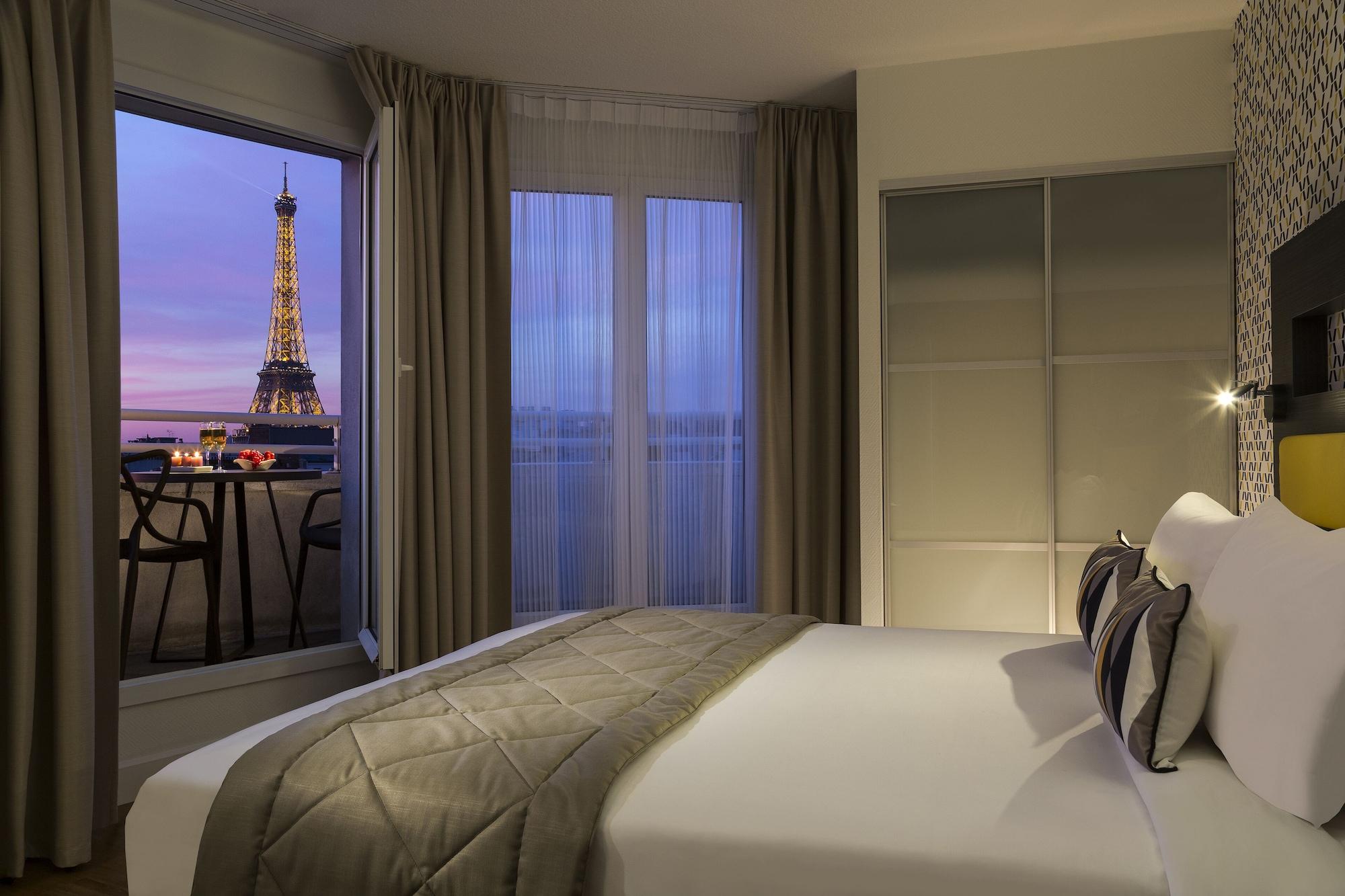 Апарт отель Citadines Tour Eiffel Париж Экстерьер фото
