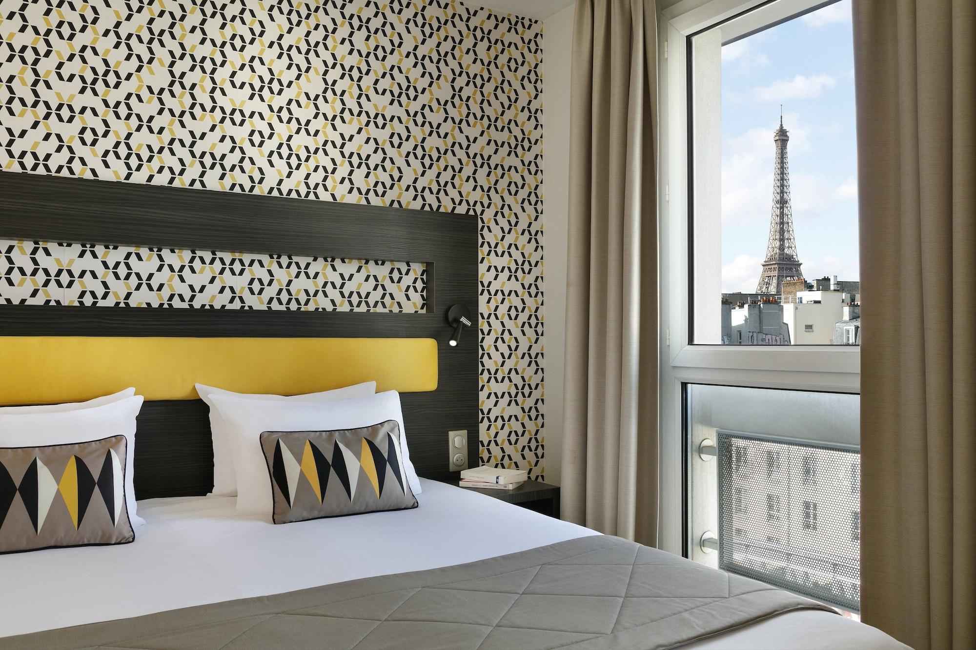 Апарт отель Citadines Tour Eiffel Париж Экстерьер фото